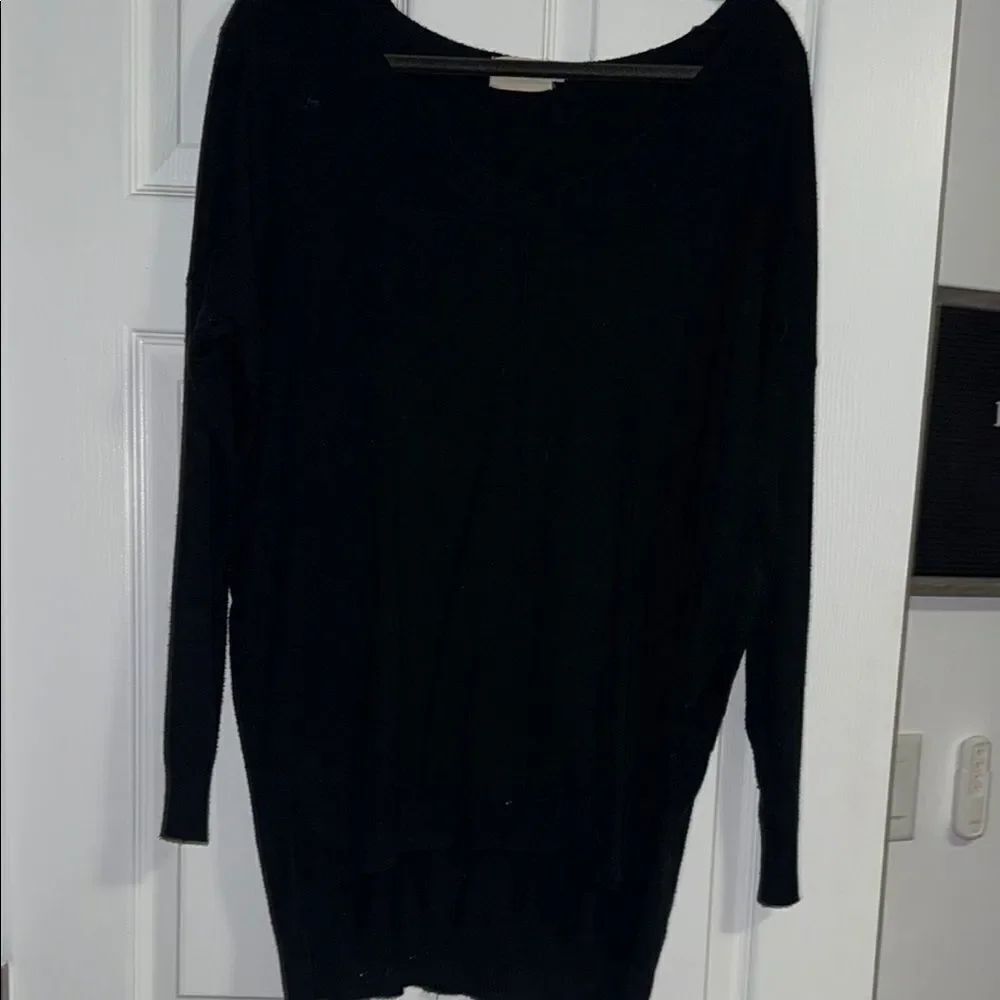 Women's Black Sweater Oversized Long Sleeve Black - Size S/M - Worn Once